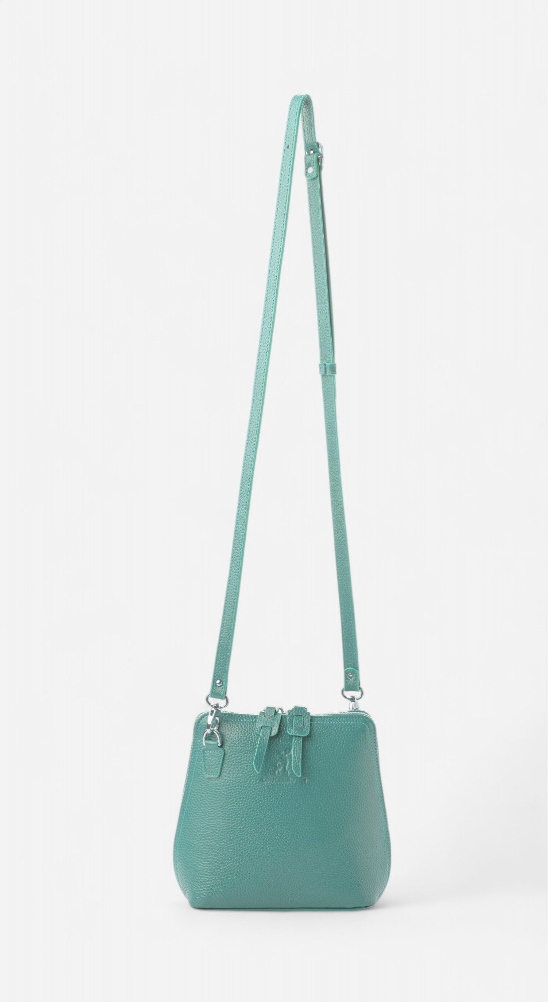 Kadın Omuz Askılı Çantası Hakiki Deri-Stil-Turkuaz