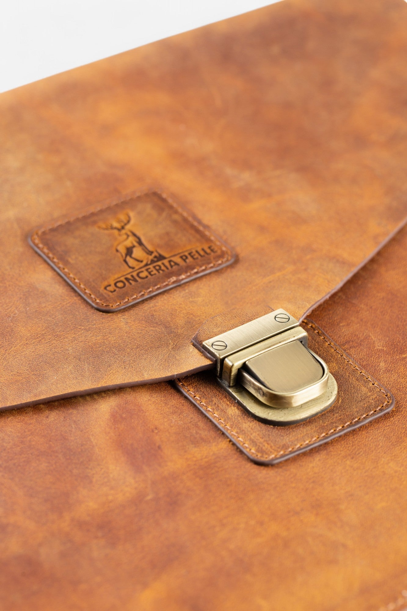Hakiki Deri MacBook Kılfı Çantası Envelope Case