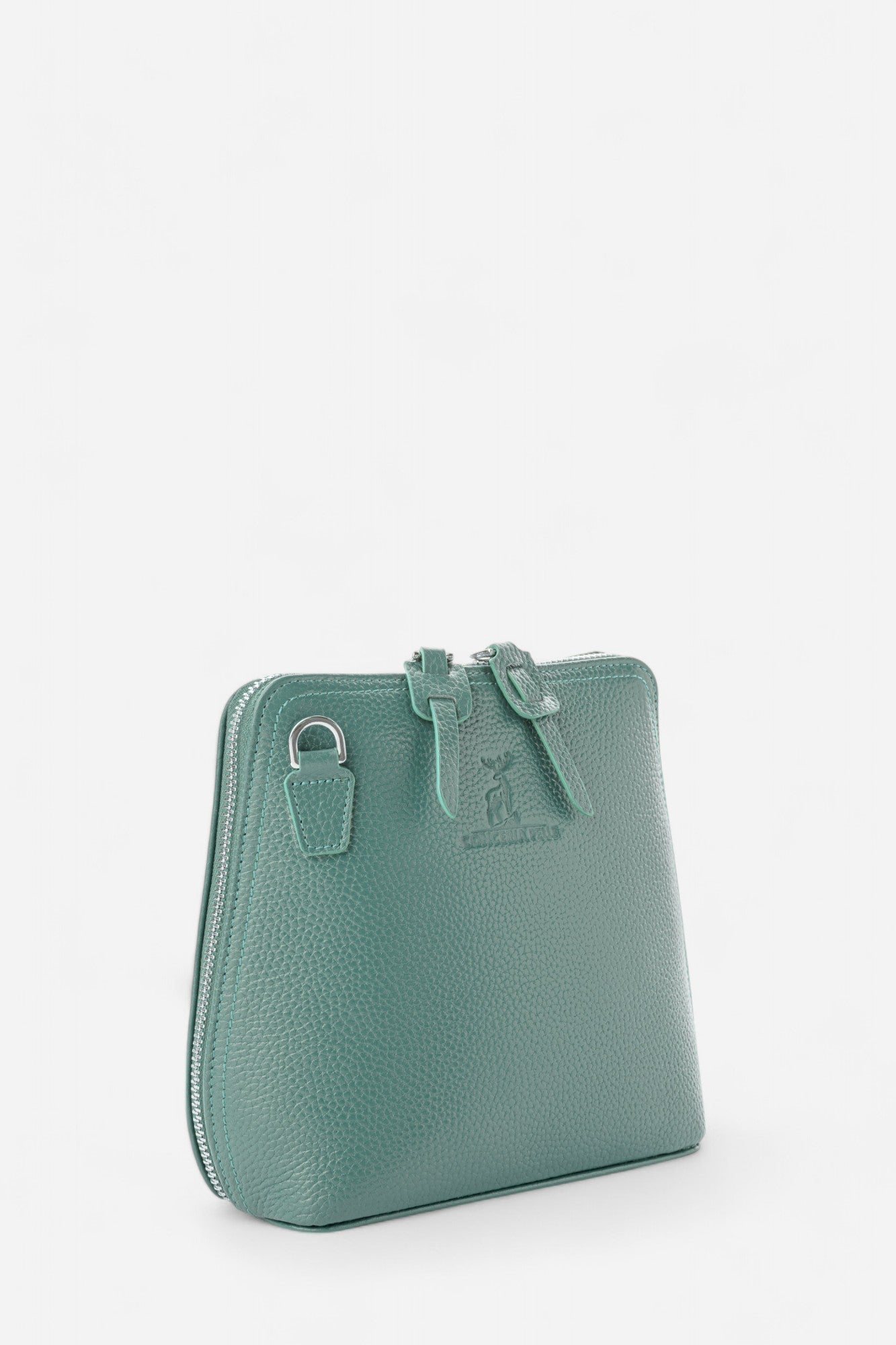 Kadın Omuz Askılı Çantası Hakiki Deri-Stil-Turkuaz