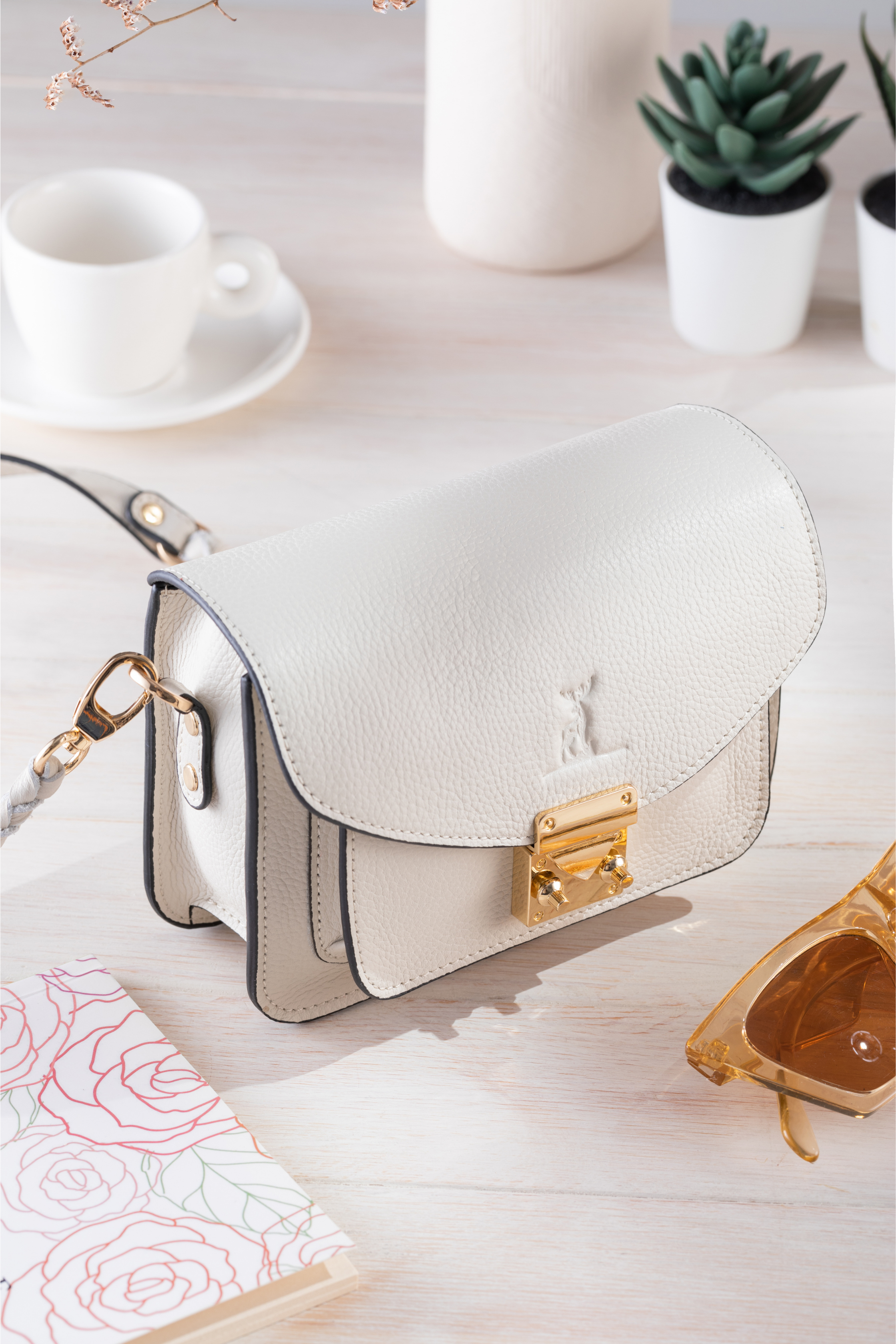 Satchel Bag - Beyaz