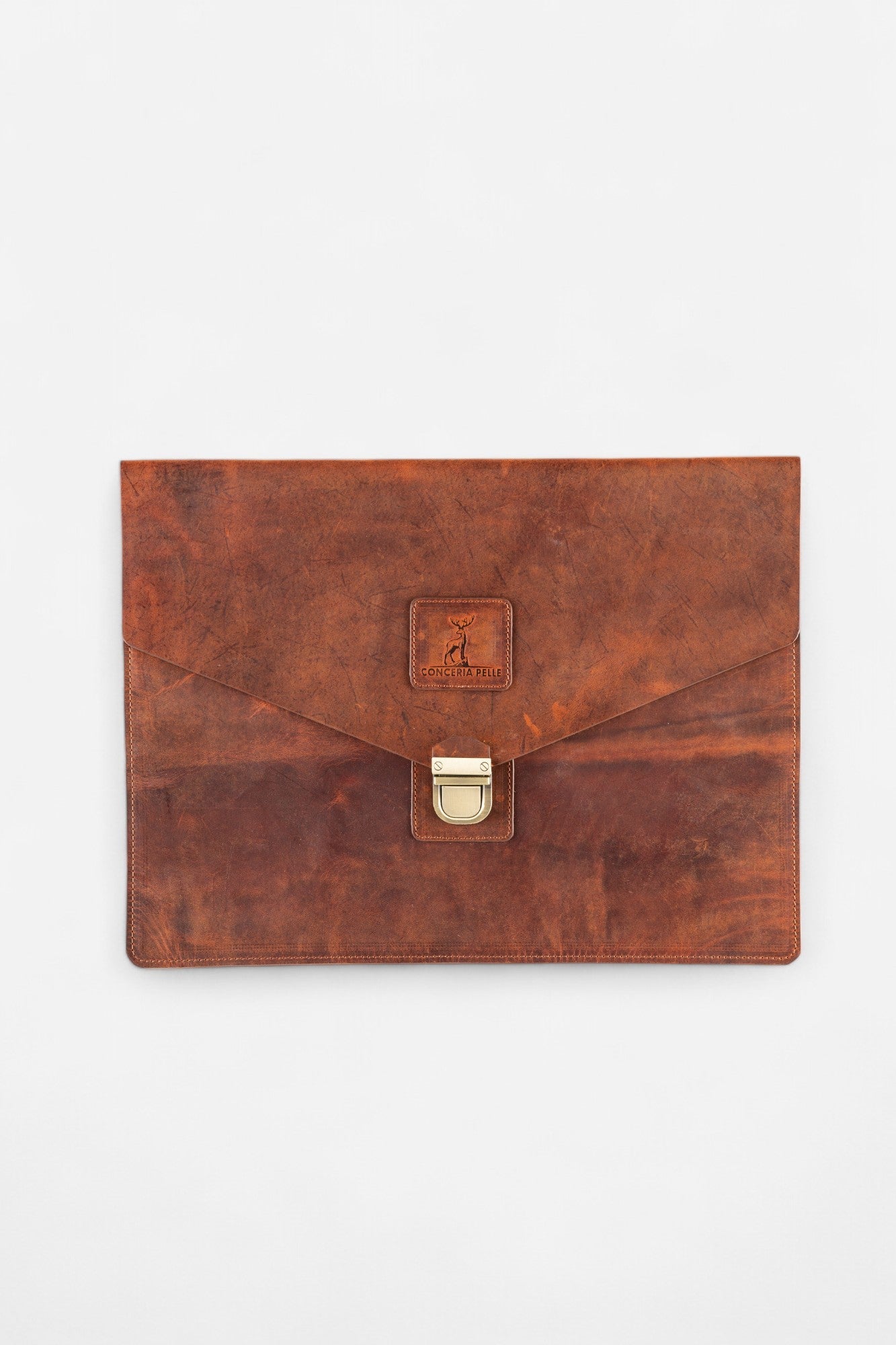 Hakiki Deri MacBook Kılfı Çantası Envelope Case
